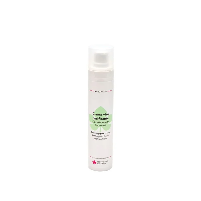 Crema Viso Purificante alla Menta e Mela