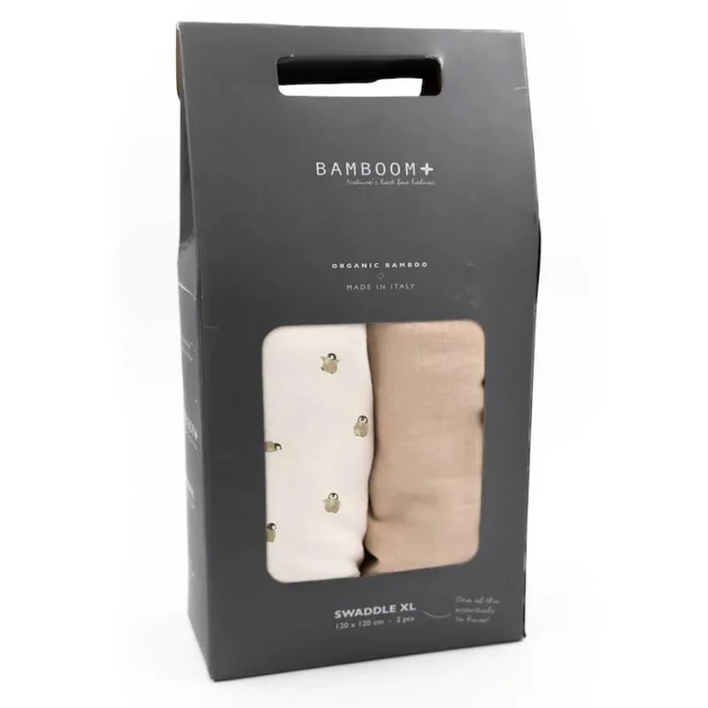 SWADDLE MUSLIN MULTIUSO XL BAMBOOM BRANCHES ALMOND (lista n J e D)