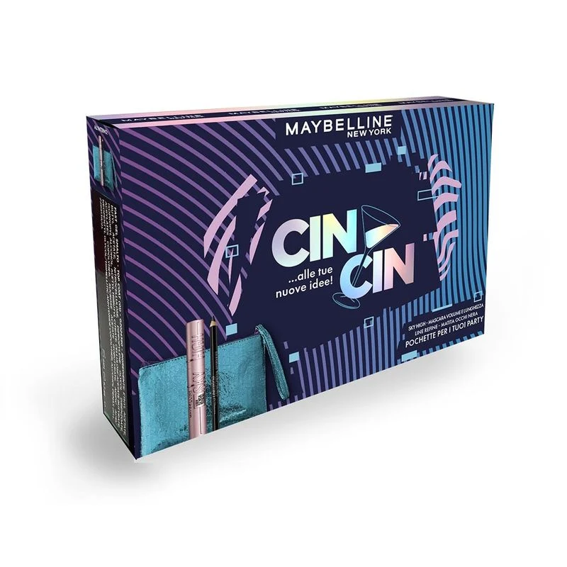 Maybelline New York Coffret Occhi Sky High + Line Refine Nera