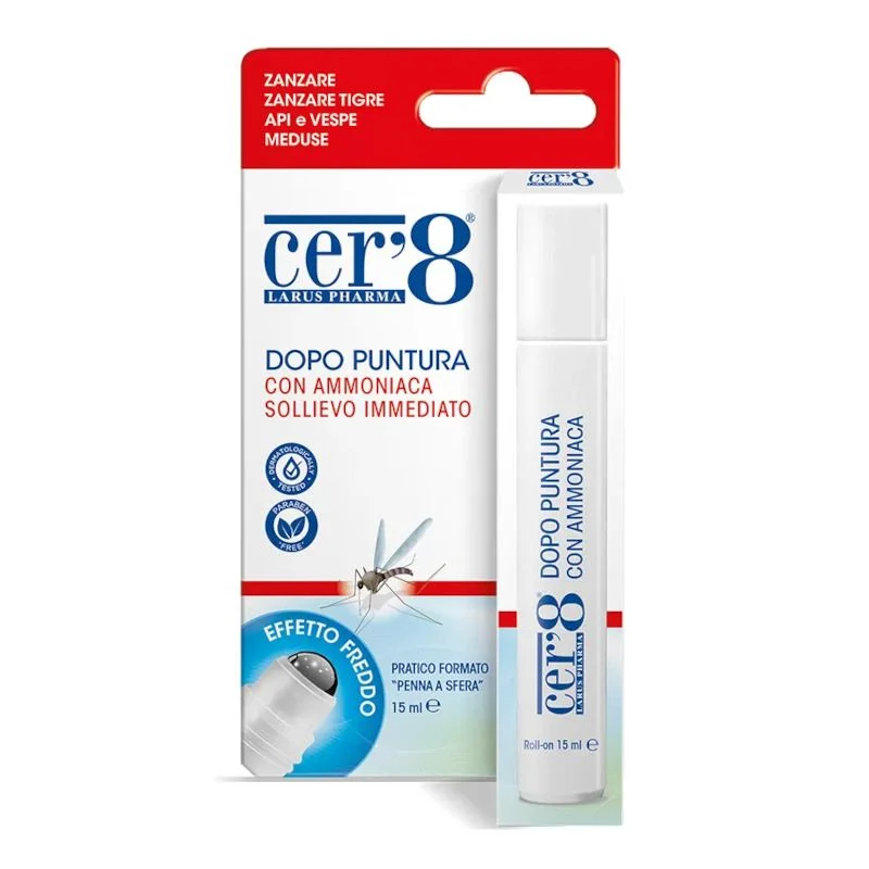Cer'8 Roll-On Dopopuntura Con Ammoniaca Penna 15ml