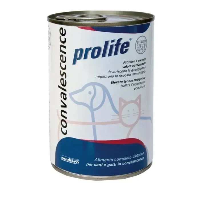 Prolife Veterinary Convalescence Cibo Umido Per Cani E Gatti In Convalescenza Lattina 200g