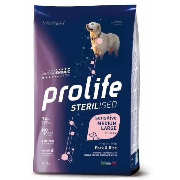 PROLIFE DOG STER PORK&RIC2,5KG