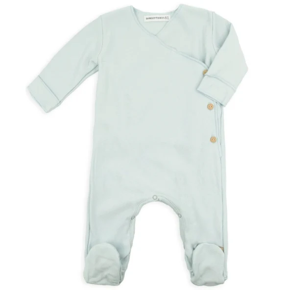 Tutina nascita caldo cotone Sky grey - tg 0/1
