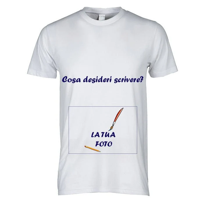 Personalizzabile con frase e foto - T-SHIRT UOMO