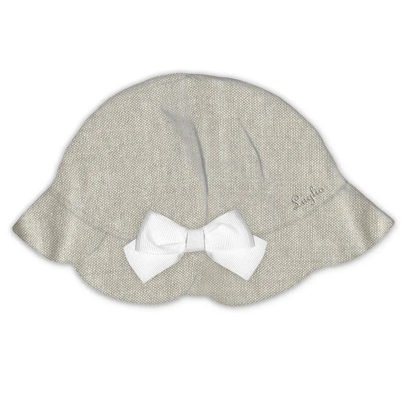 Cappello Neonata in Cotone Tortora, Luglio