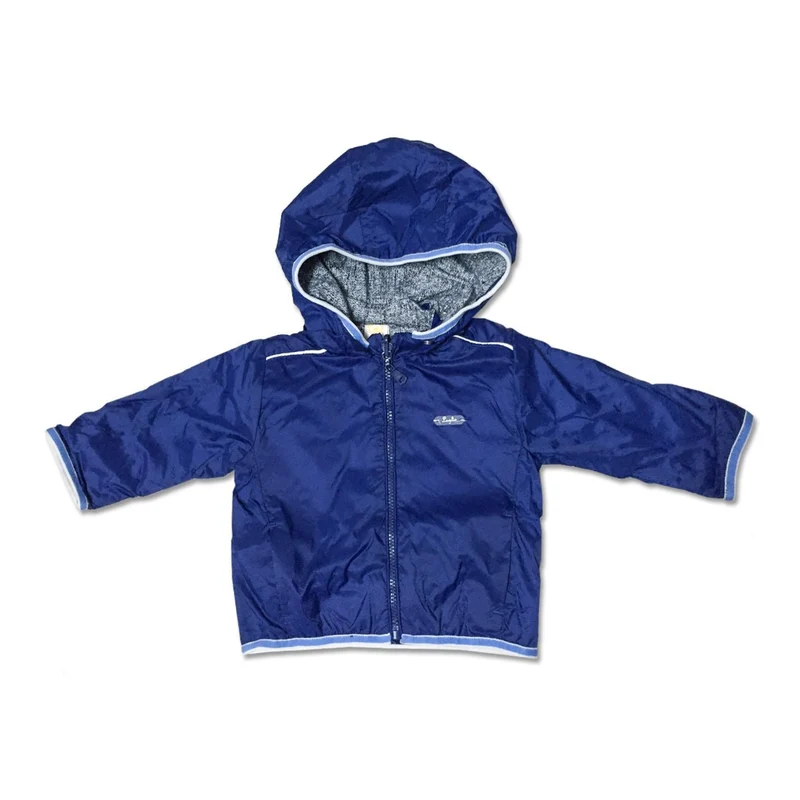 Giubbino Neonato Blu e Grigio Luglio