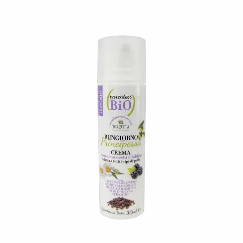 Crema Contorno Occhi e Labbra - Buongiorno Principessa – Crema Idratante per Pelle Normale e Sensibile