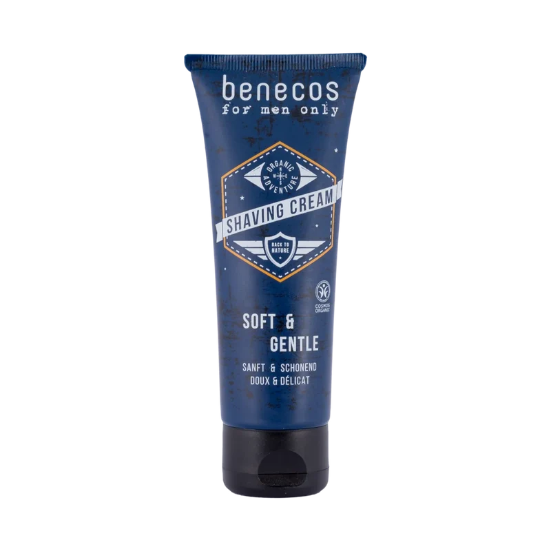 Crema da Barba Bio con Cedro ed Aloe Vera – Crema da Rasatura per Uomo con BDIH