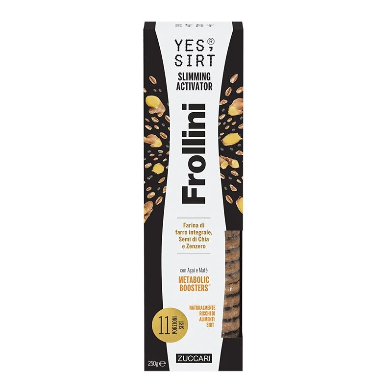 Yes Sirt Frollini Farro Integrale Semi di Chia E Zenzero 250g