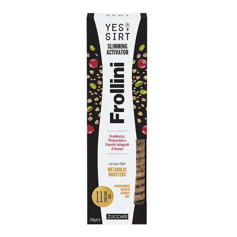 Yes Sirt Frollini Cranberry Pistacchio E Fiocchi Integrali d’Avena 250g