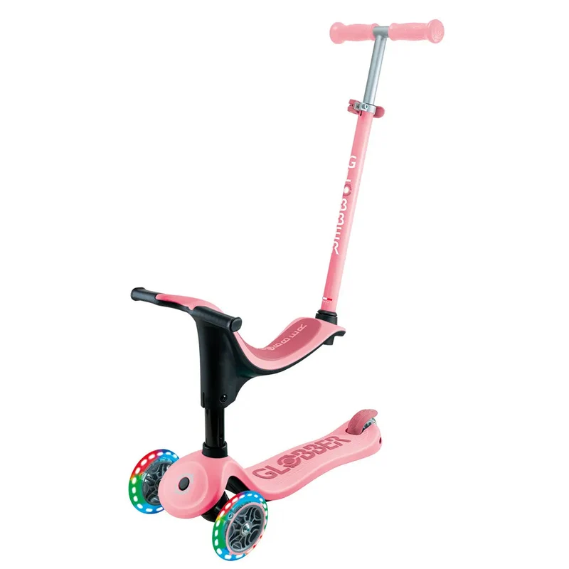 Globber - Go-Up Sporty Light - Pastel Pink-Deep Pastel Pink