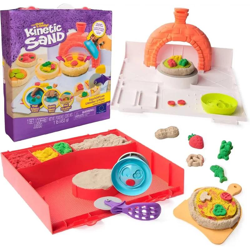 Sabbia cinetica Playset Squish Pizza