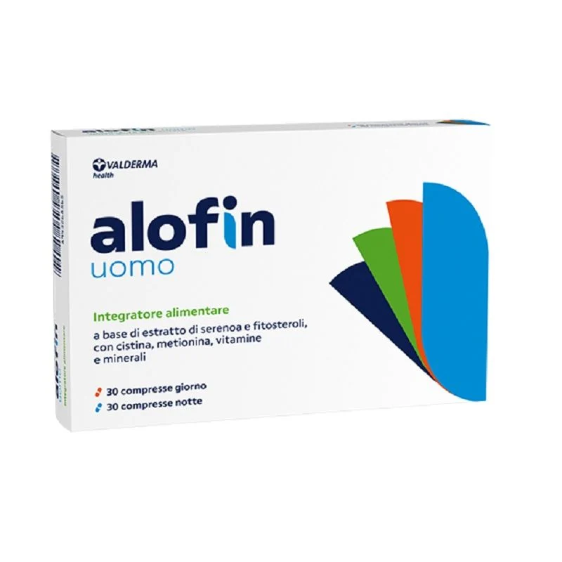 Valderma Alofin Uomo benessere e salute dei capelli 60 compresse