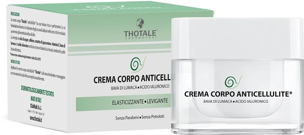 Thotale Crema Corpo Anticellulite Bava di Lumaca 200 ml
