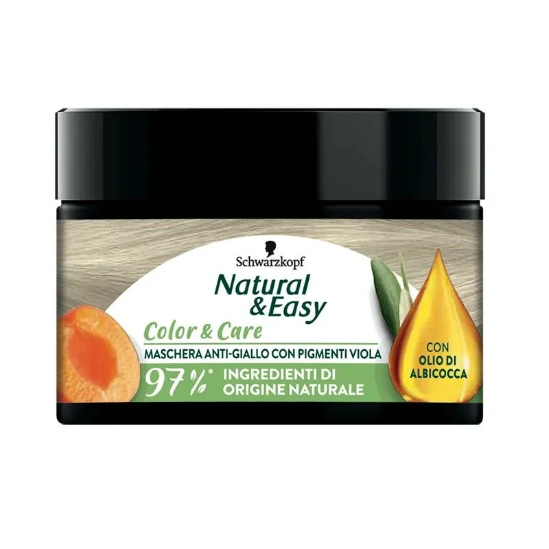 Schwarzkopf Natural & Easy Color & Care maschera anti-giallo 150ml