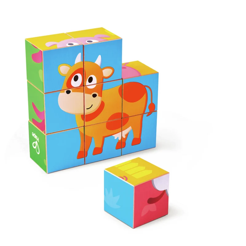 Puzzle a blocchi - Animali selvatici