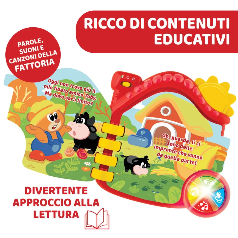 Chicco Libro della Fattoria Gioco Bilingue