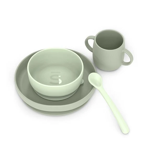 Set pappa in silicone con ventosa - Suavinex