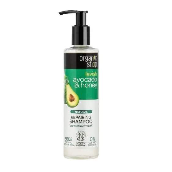 Shampoo Ristrutturante con Avocado e Miele