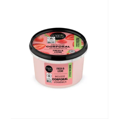 Mousse Corpo Idratante Fragole e Latte