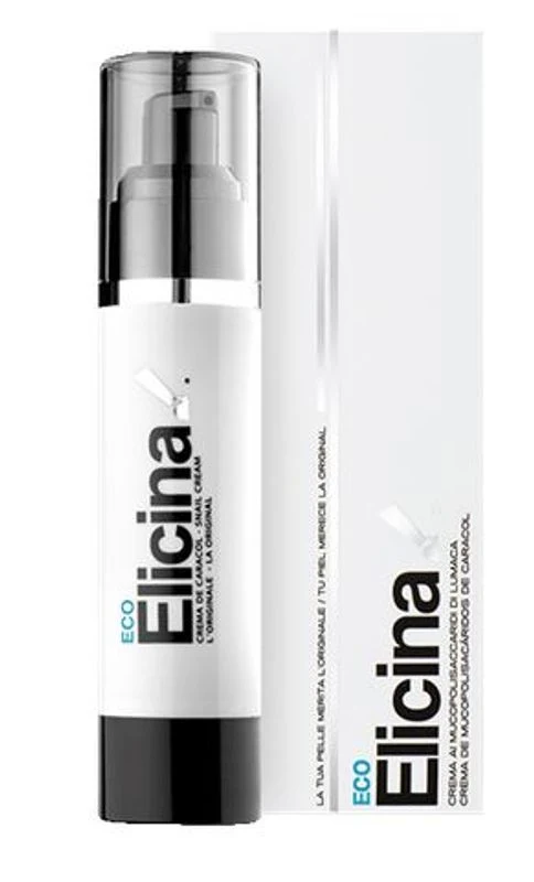 Elicina eco crema viso cura gli inestetismi della pelle a base di bava naturale di lumaca 50ml