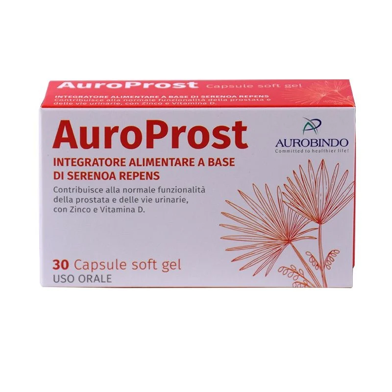 AuroProst per la funzionalità della prostata e delle vie urinarie 30 capsule