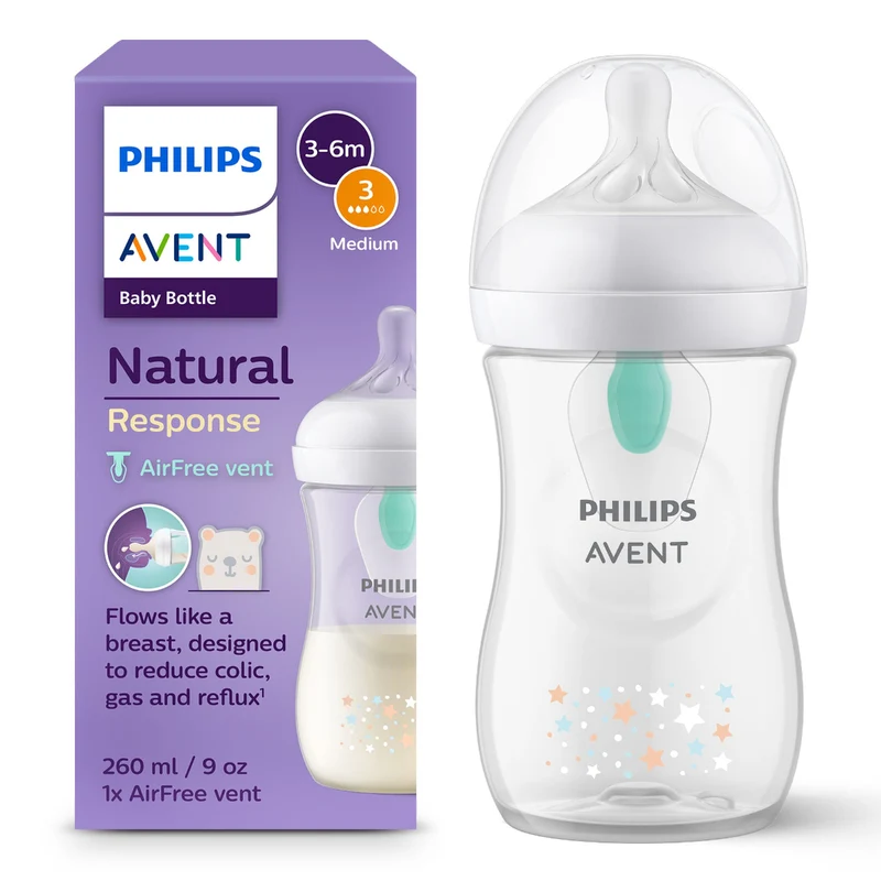Avent biberon natural 3.0 260ml con valvola (lista Margherita e Daniele)