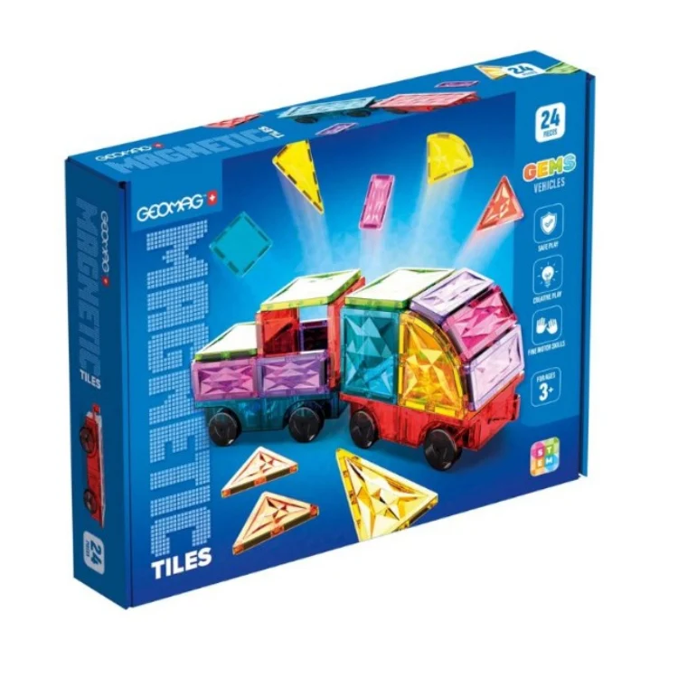 MAGNETIC TILES GEMS VEH 4211