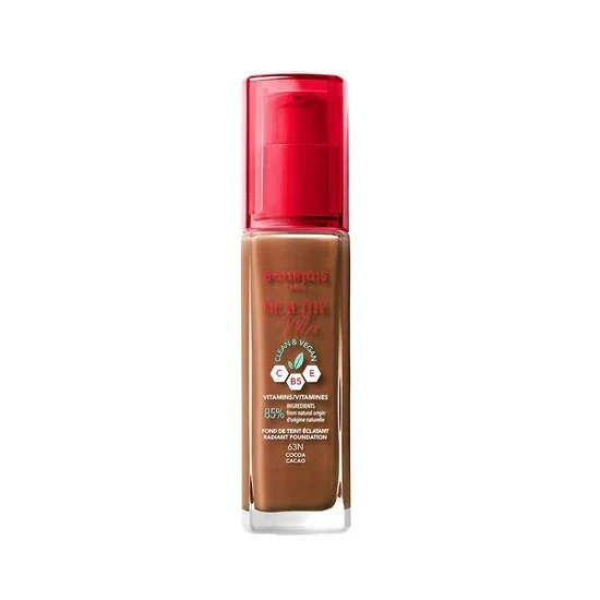 Bourjois Healthy Mix Clean Fondotinta 63 N Cocoa 30ml