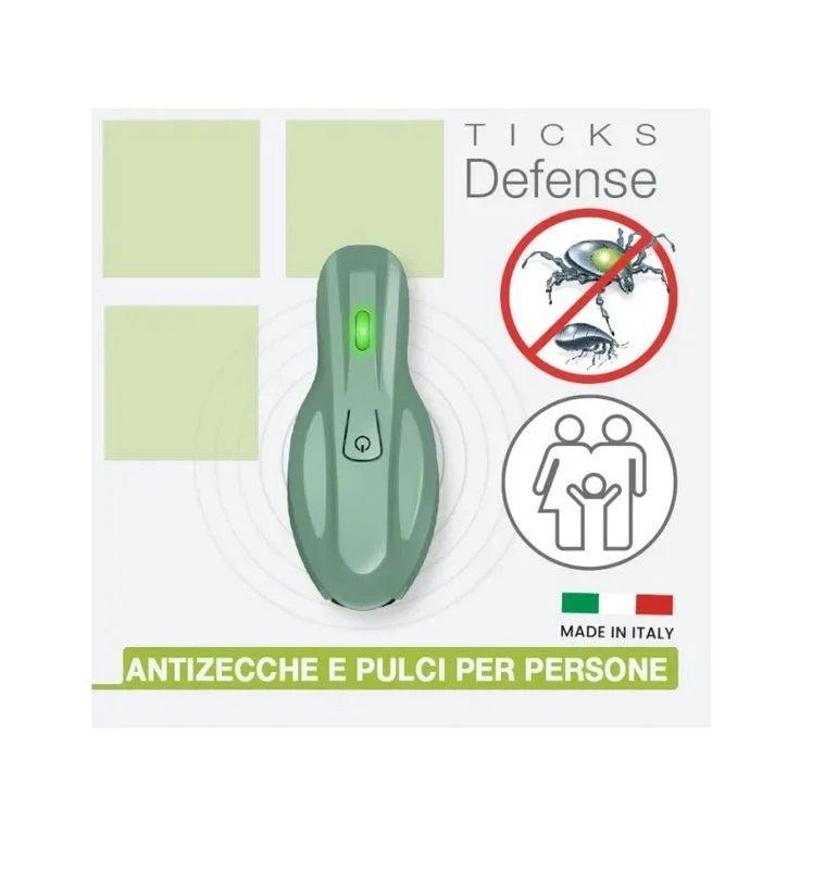 Colpharma Ticks Defense dispositivo ultrasonico antizecche e pulci per persone 1 pezzo