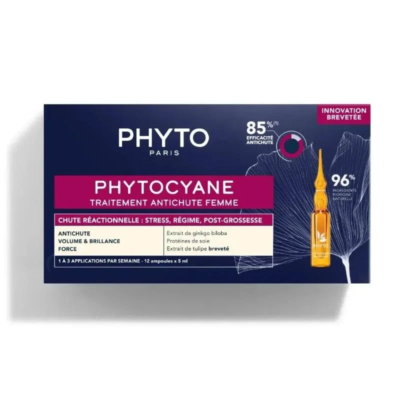 Phyto Phytocyane Caduta Temporanea Donna trattamento anticaduta capelli 12 fiale