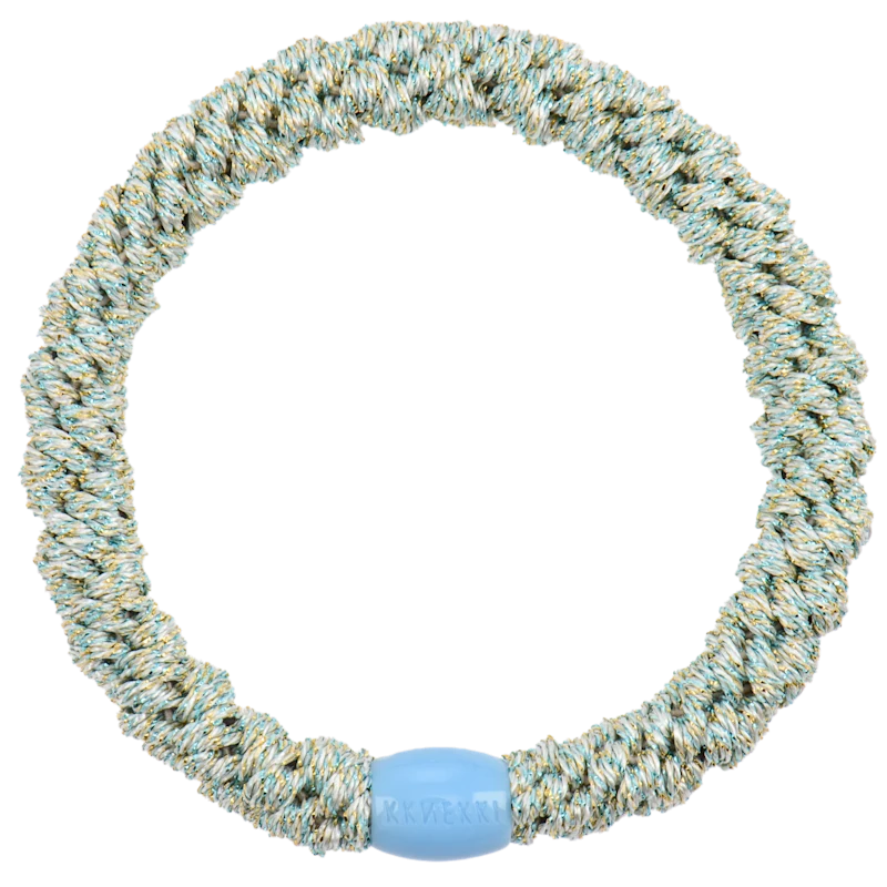 KKNEKKI - Elastico per capelli-braccialetto - Sparkle blue glitter