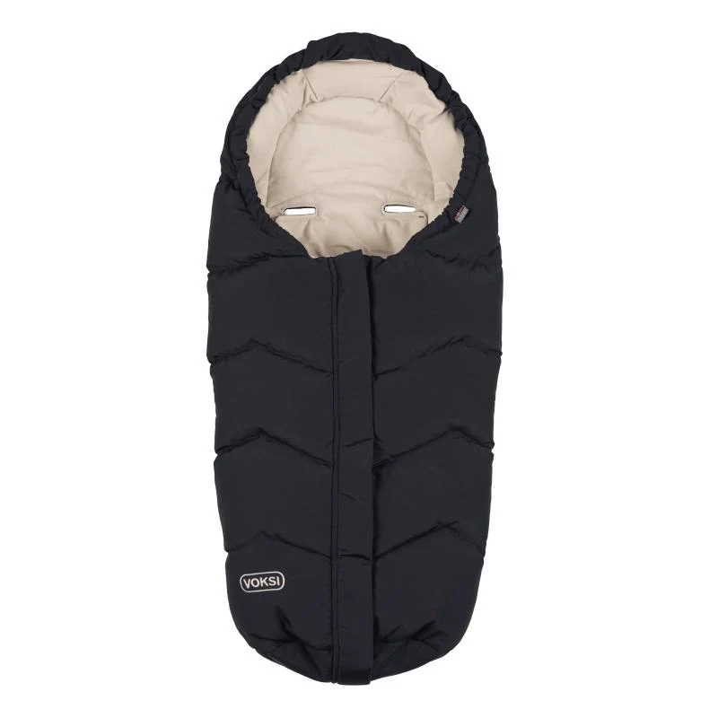Voksi - Move Car Seat Footmuff Meadow Black - Sacco invernale Passeggino Nero