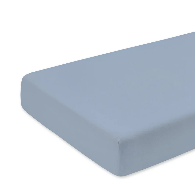 Bemini - Lenzuolo angoli in cotone 70x140 - Azzurro polvere