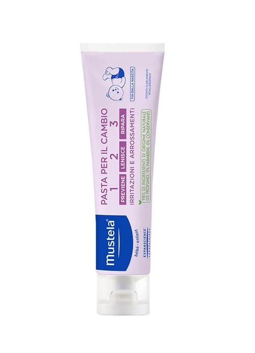 Mustela Pasta per il cambio 1-2-3 Crema prevenzione e trattamento arrossamenti 100ml