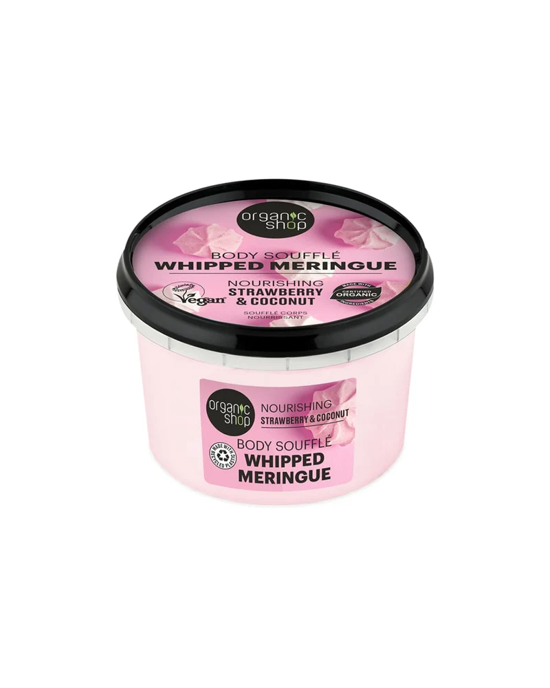Crema Corpo Naturale Soufflé al Cocco e a Fragola