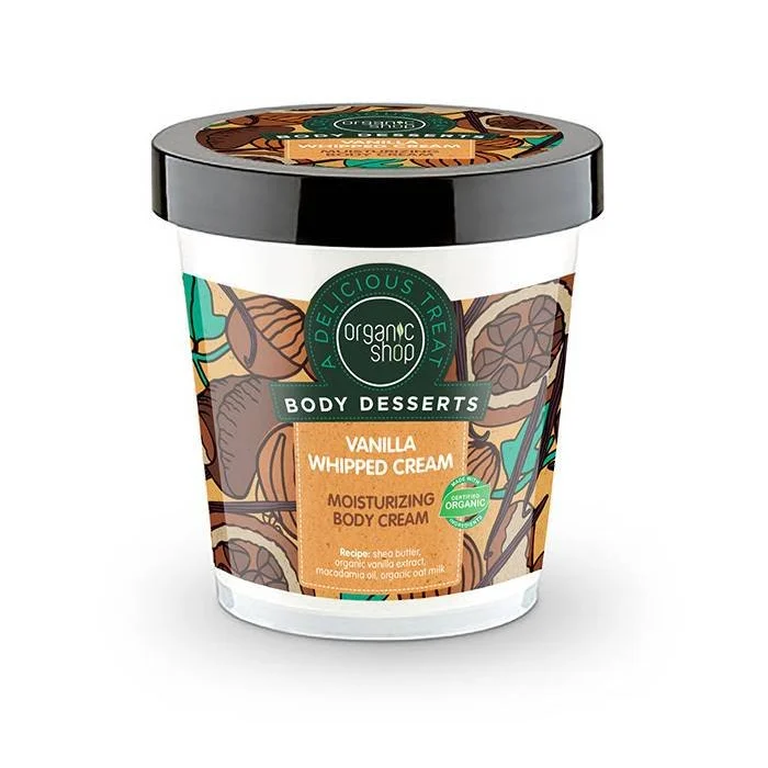 Crema Corpo Naturale alla Panna Montata e Vaniglia