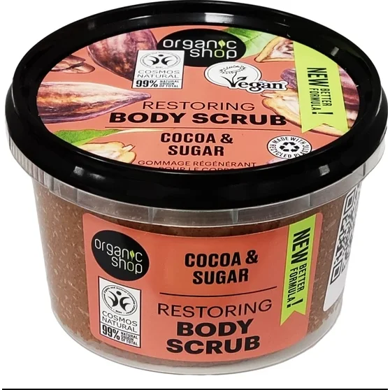 Scrub Corpo Naturale al Cioccolato Belga