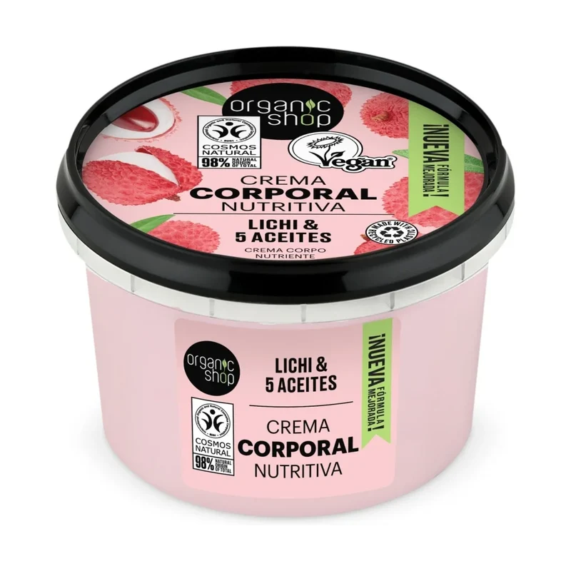 Crema Corpo Naturale al Litchi Rosa