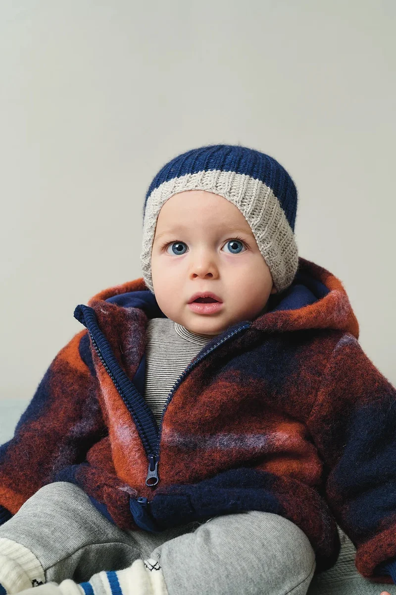 Cappotto caldo a quadri
