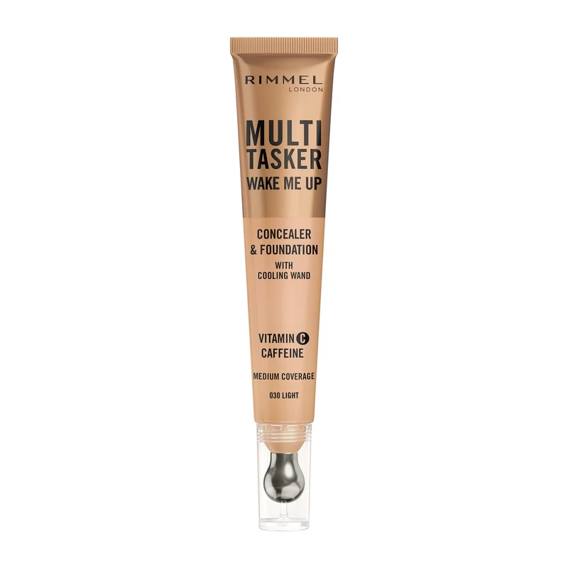 Rimmel Multi-tasker Wake Me Up Correttore & Fondotinta Formula Vegana 030 Light 20ml