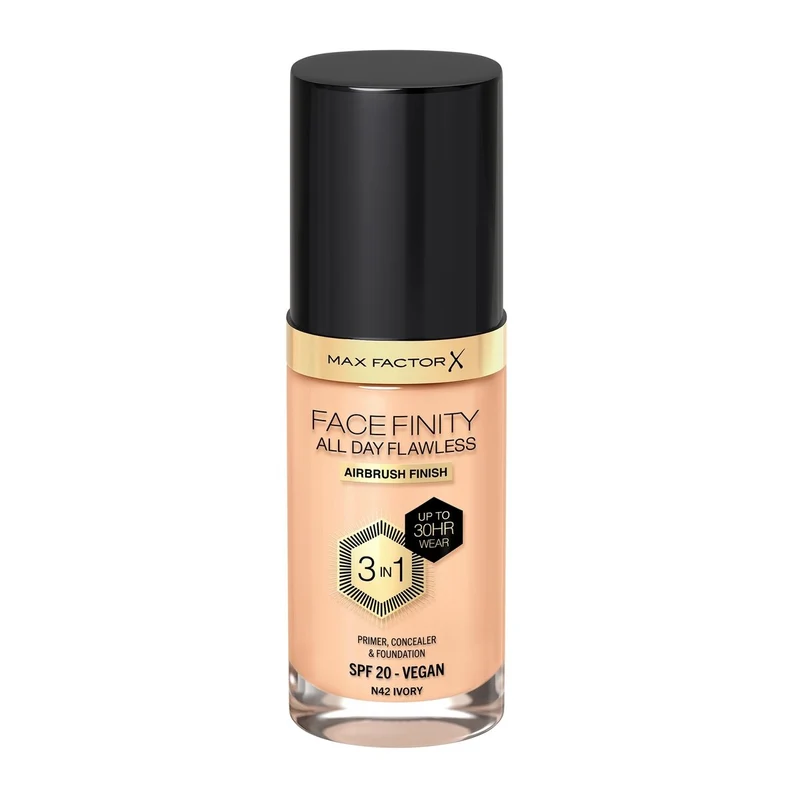 Max Factor Fondotinta Facefinity All Day Flawless 3In1 N42 Ivory 30ml