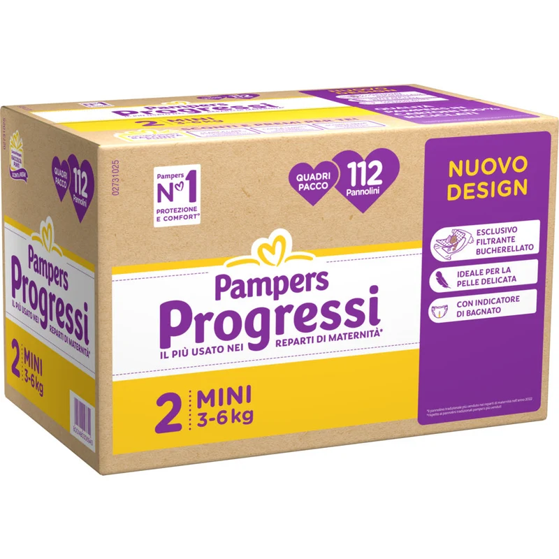 Pampers progressi mini quadri (lista n Elisa e Filippo)