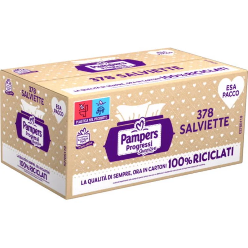 Pampers salviette sensitive 378 pz (lista n Elisa e Filippo)