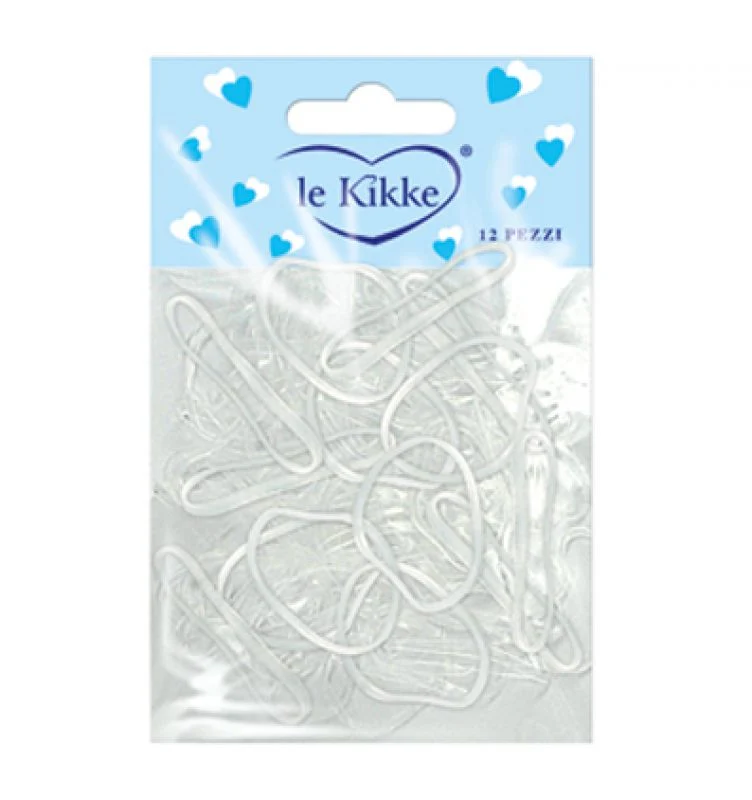 Elastici per Treccine - Trasparente - 100 pezzi