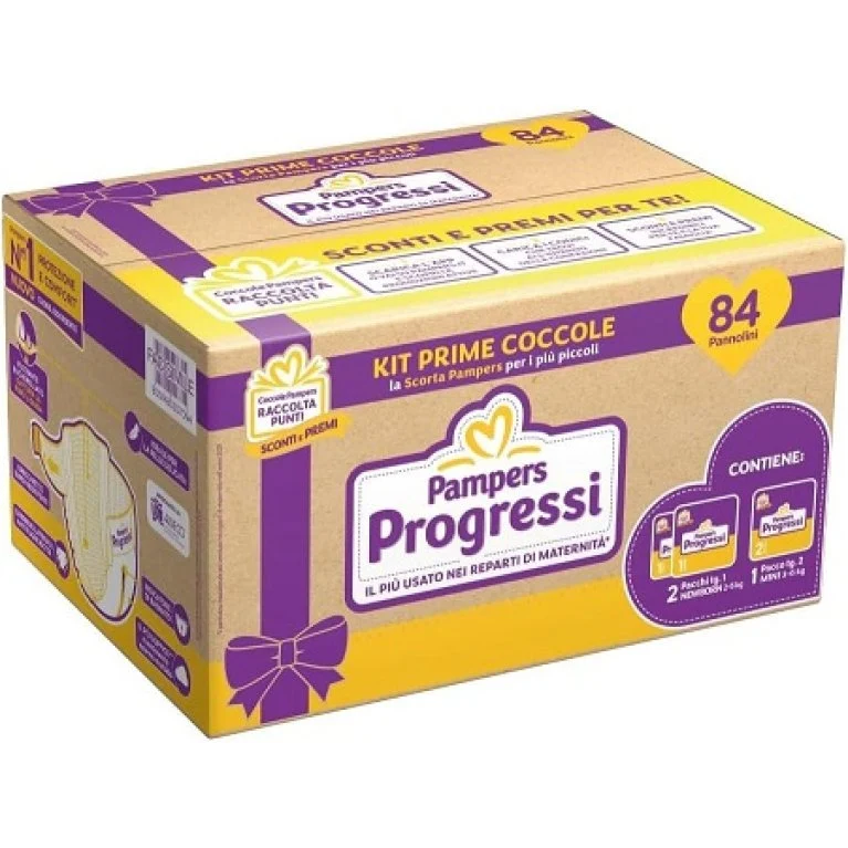 Pampers progressi trio poe kit prime coccole (lista n Tommaso)