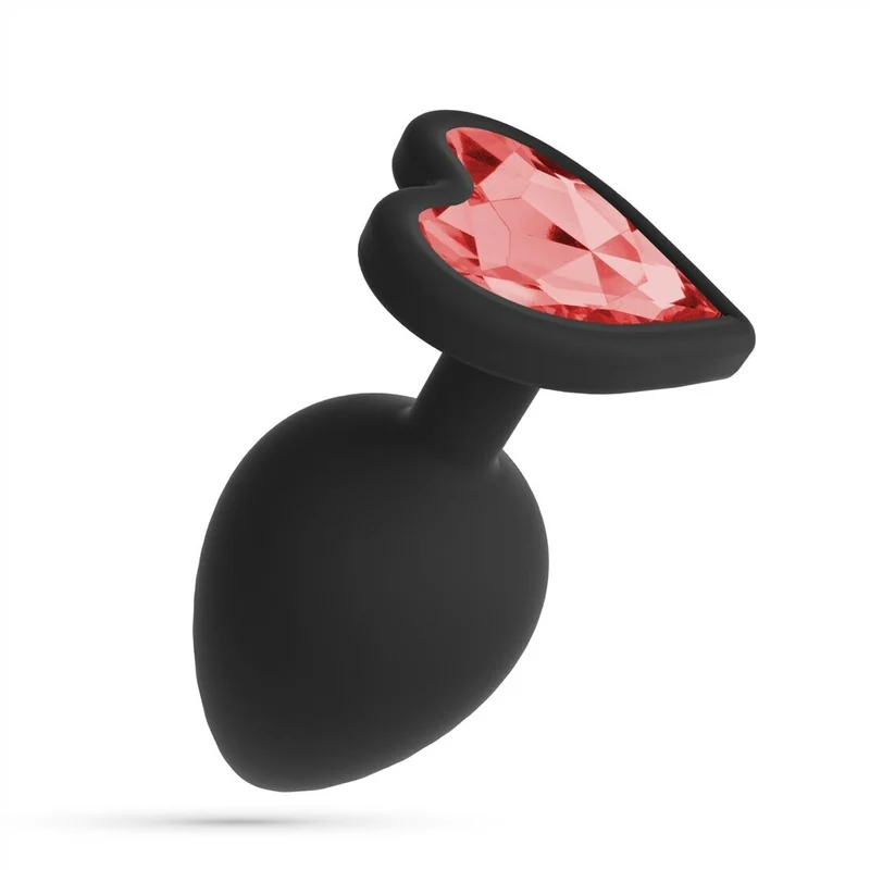 Crushious Cuore Plug Anale Grande Con 4 Gioielli Intercambiabili
