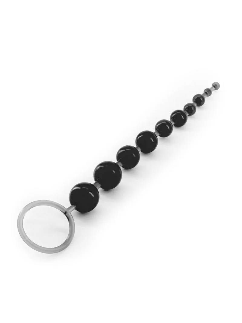 Crushious Catena Anale Nera A 10 Palline