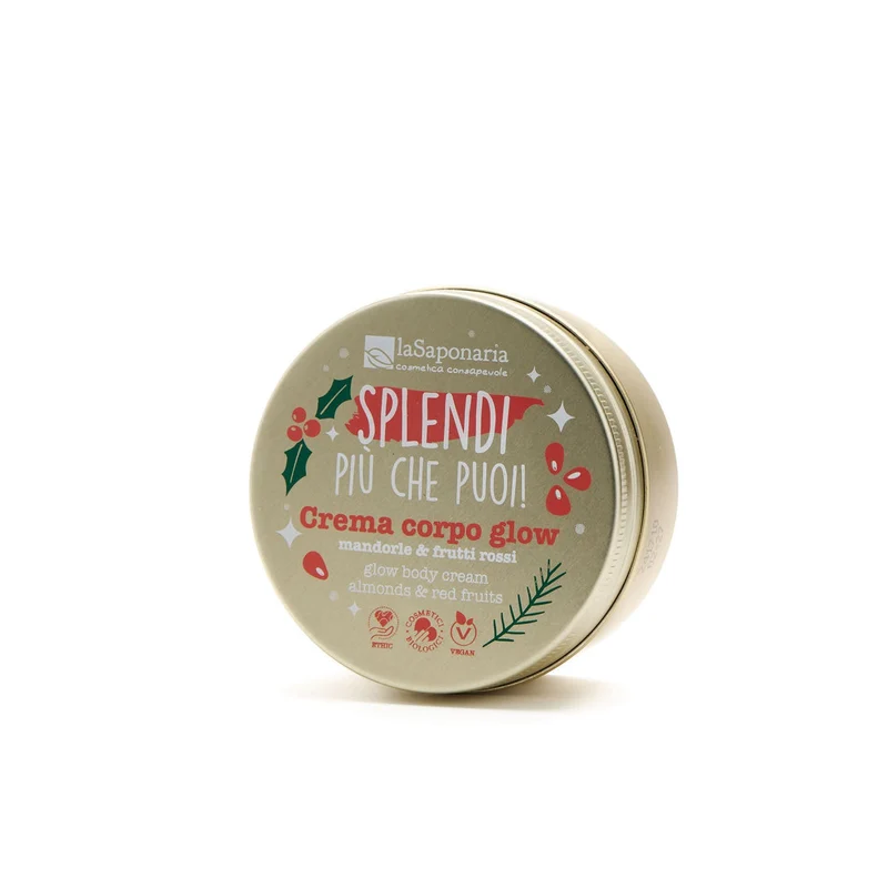 Crema Corpo Glow Mandorle e Frutti Rossi
