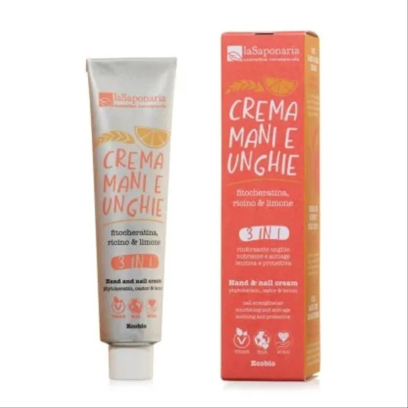 Crema Mani ed Unghie 3 in 1 – Crema Nutriente e Protettiva per Mani Secche